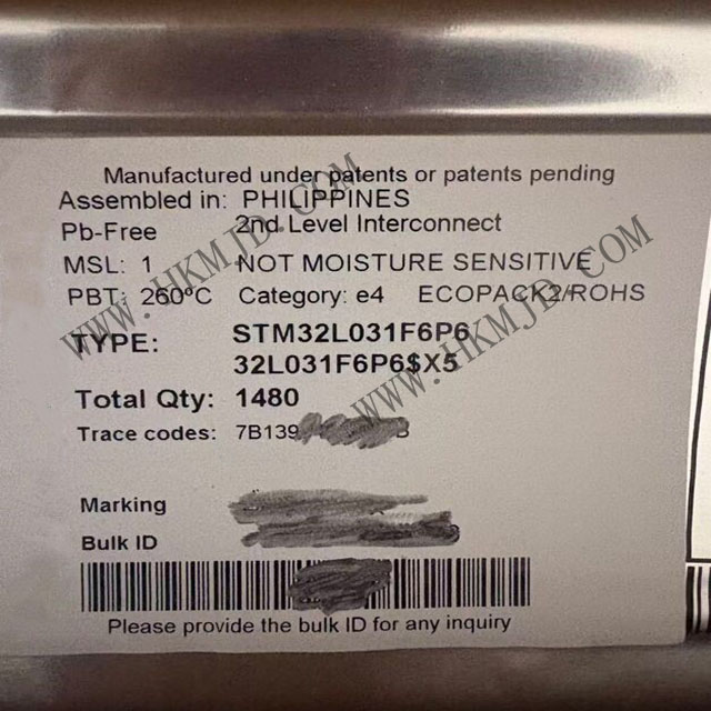 STM32L031F6P6